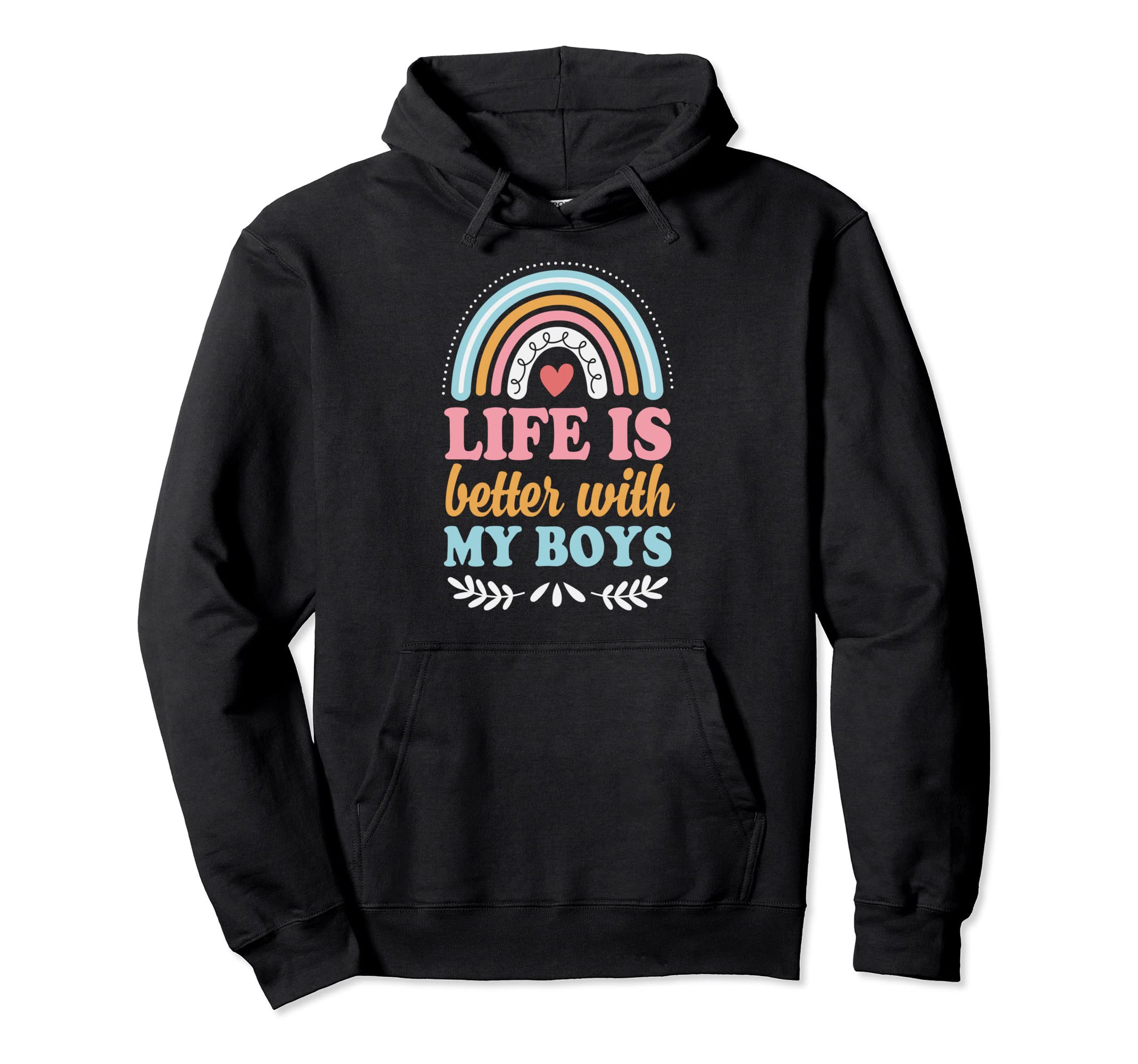 Life Is Better My Bohemian Rainbow Hoodie - Streetwear Style for Adults - T-Shirt, Sweatshirt, Hoodie