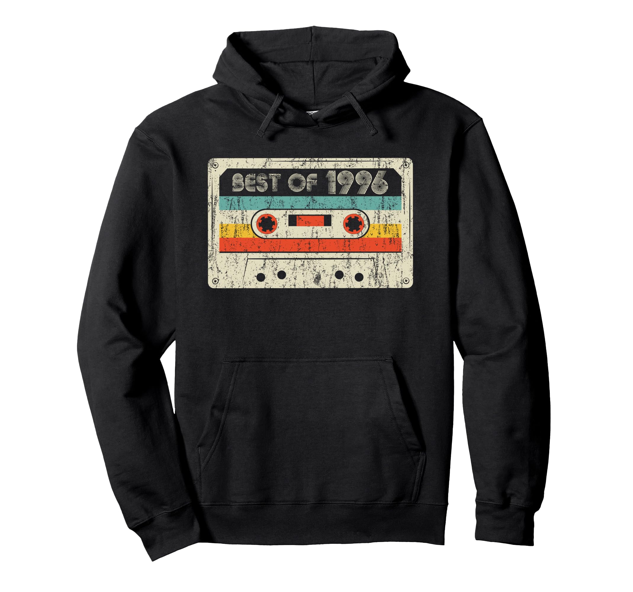 Best 1996 Birthday Yrs 1996 Cassette Hoodie - Aesthetic Graphic Men Women - T-Shirt, Sweatshirt, Hoodie