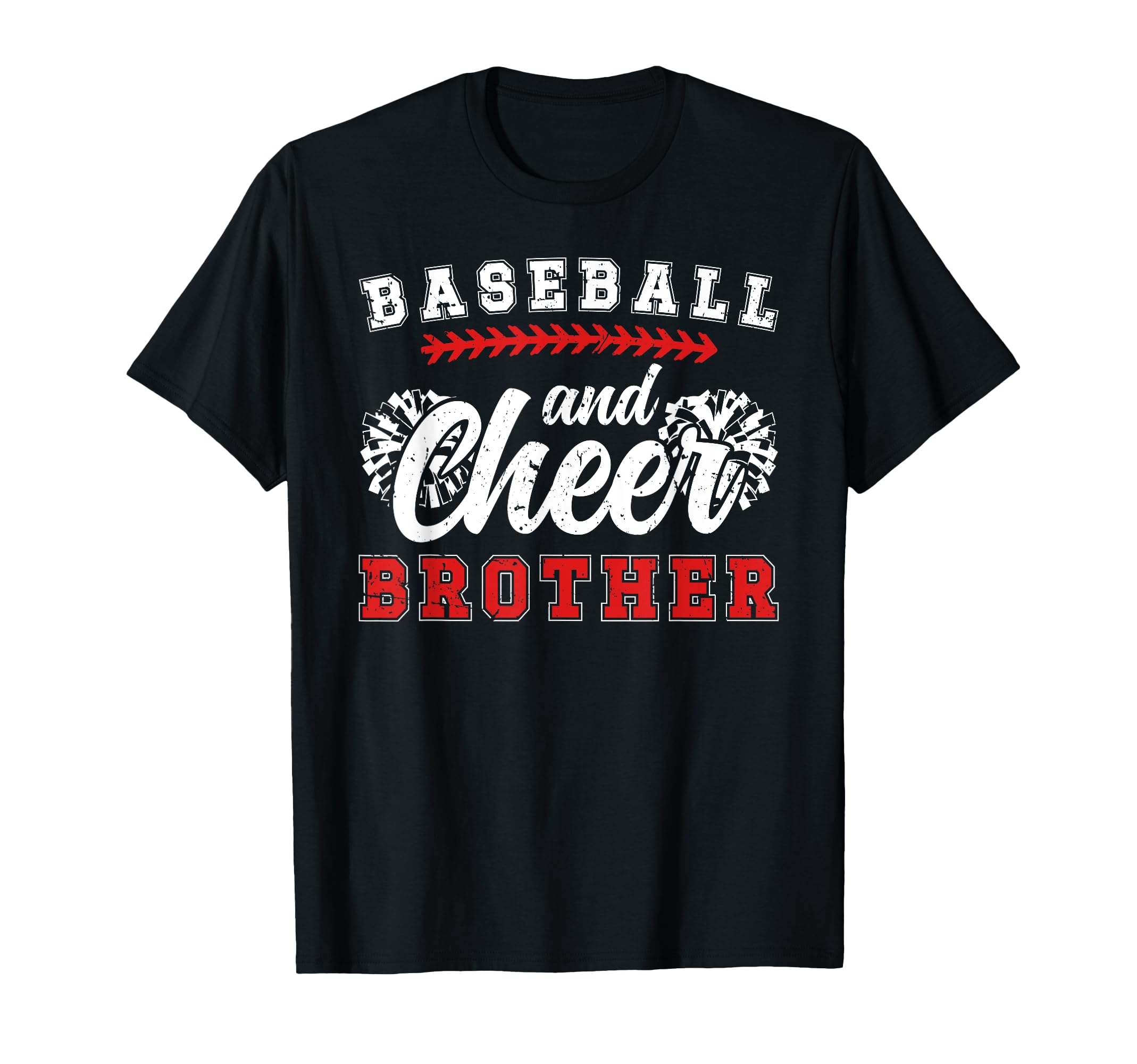 Baseball And Cheer Brother Baseball T-Shirt - Minimalist Print Men Women - T-Shirt, Sweatshirt, Hoodie