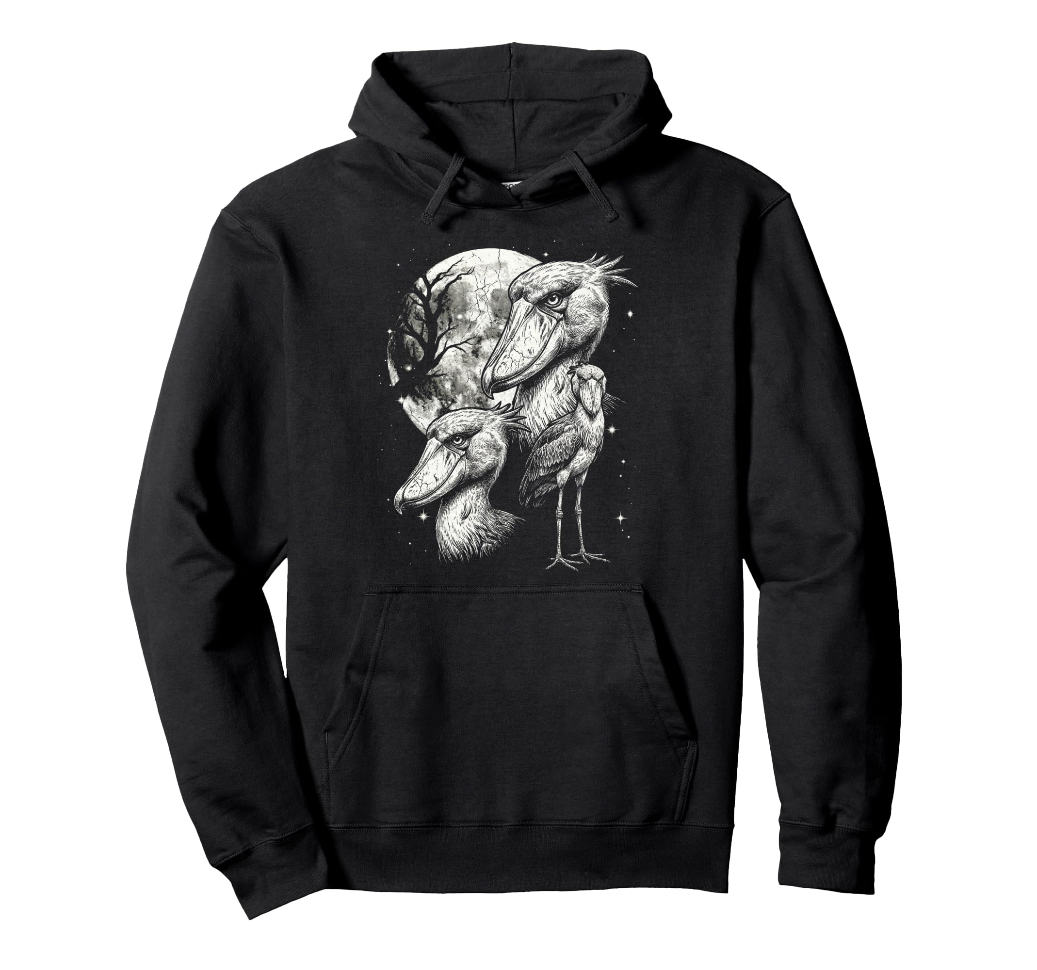Shoebill Stork 90S Aesthetic Y2K Meme Hoodie - Aesthetic Graphic for Adults - T-Shirt, Sweatshirt, Hoodie