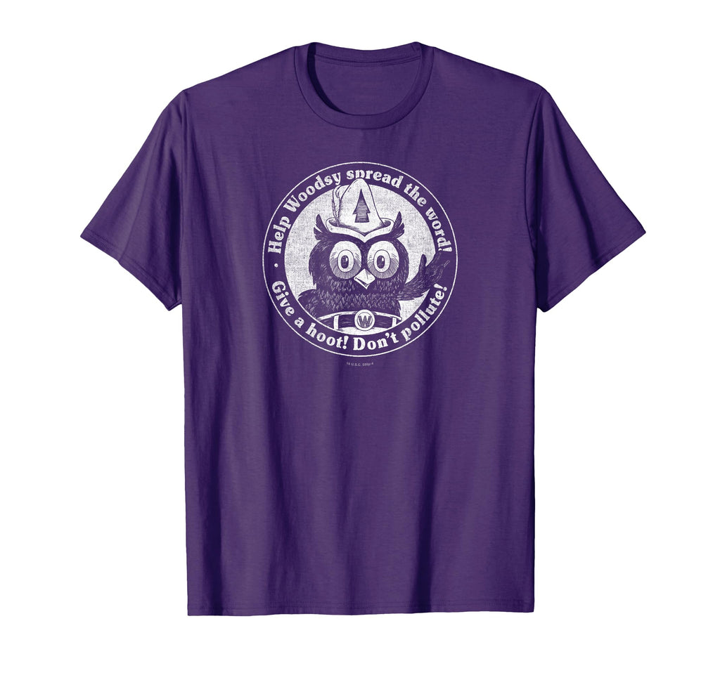 Woodsy Owl Give Hoot Dont Pollute T-Shirt - Aesthetic Graphic Men Women - T-Shirt, Sweatshirt, Hoodie