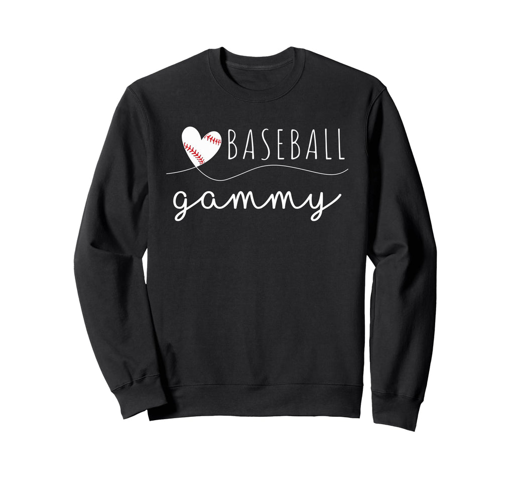Baseball Gammy Baseball Heart Sweatshirt - Novelty Apparel Men Women - T-Shirt, Sweatshirt, Hoodie