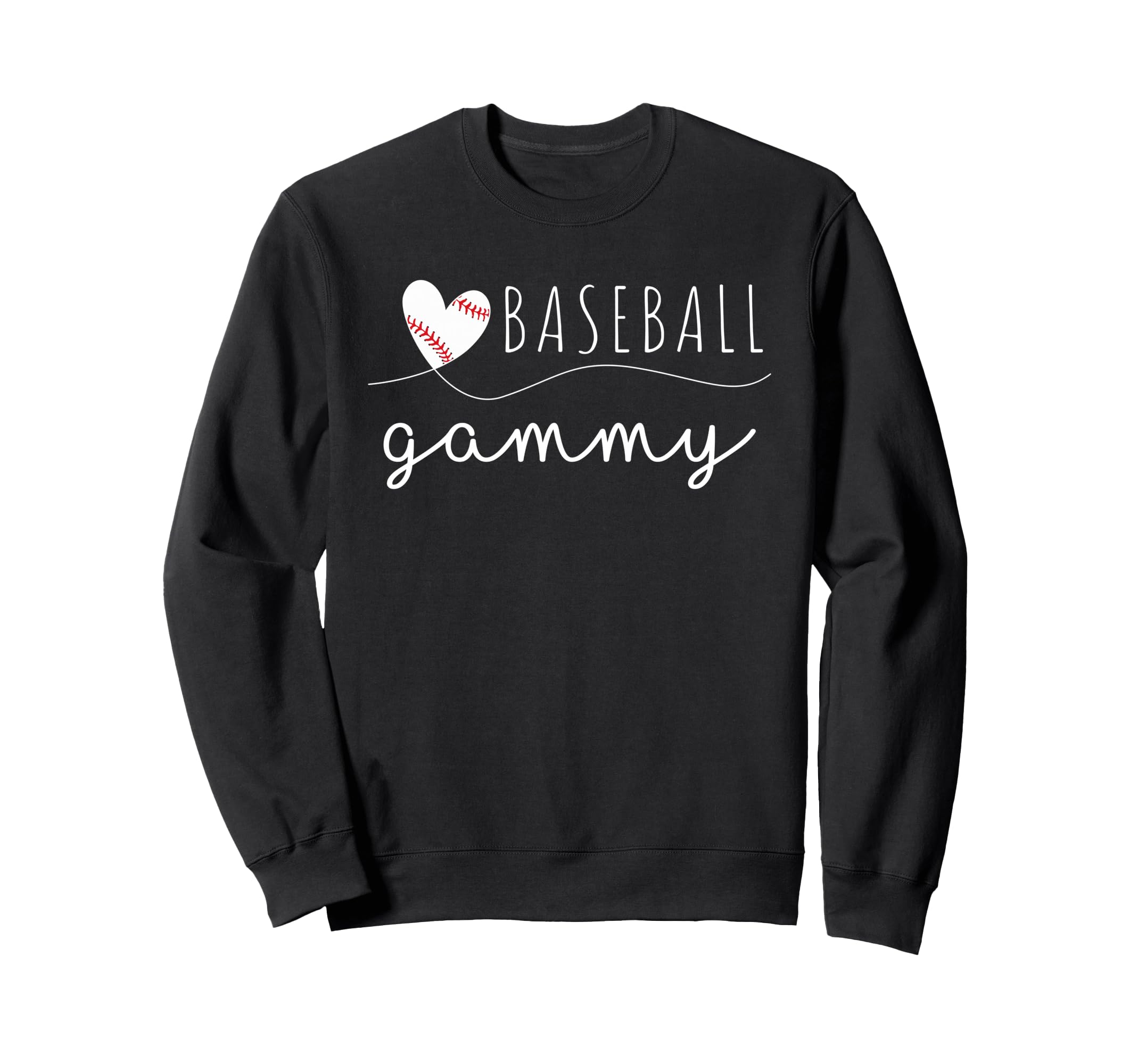Baseball Gammy Baseball Heart Sweatshirt - Novelty Apparel Men Women - T-Shirt, Sweatshirt, Hoodie