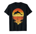 Dolphin 70S Sunset Dolphin Zookeeper T-Shirt - Streetwear Style Men Women - T-Shirt, Sweatshirt, Hoodie