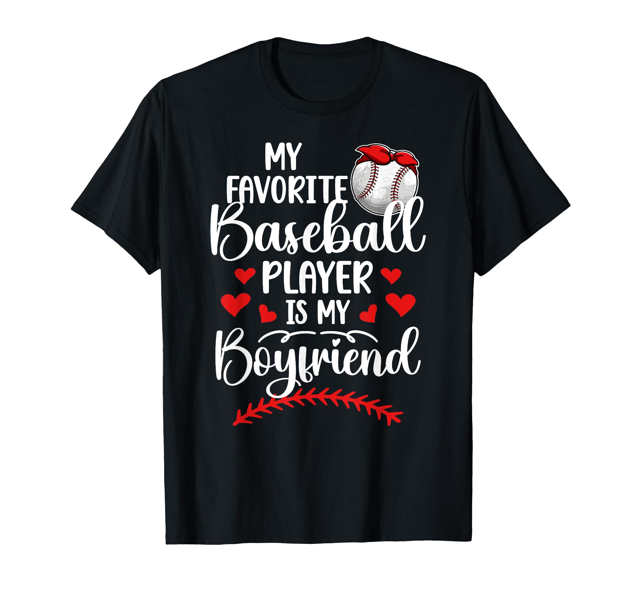 Baseball Girlfriend Baseball Players T-Shirt - Custom Art Print for Adults - T-Shirt, Sweatshirt, Hoodie