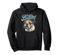 English Bulldog 90S Dog Lover 80S Bulldog Hoodie - Custom Art Print Unisex - T-Shirt, Sweatshirt, Hoodie