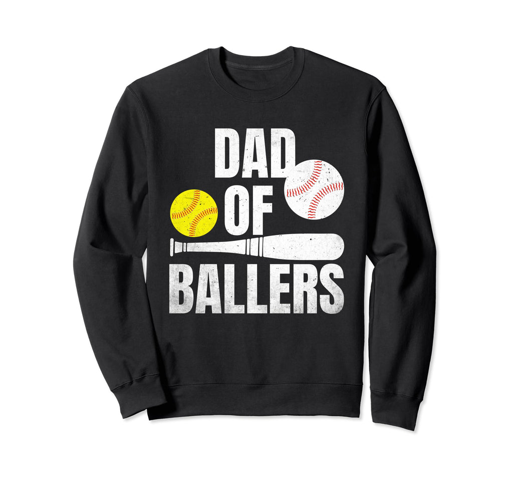 Funny Baseball Dad Baseball Fans Sweatshirt - Novelty Apparel for Adults - T-Shirt, Sweatshirt, Hoodie