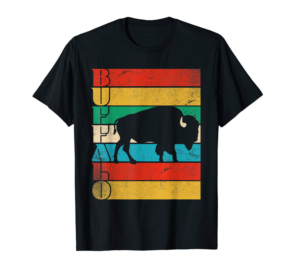 Buffalo 70S Distressed Stripes T-Shirt - Graphic Print Men Women - T-Shirt, Sweatshirt, Hoodie
