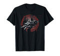 Raven Crow Distressed Halloween T-Shirt - Custom Art Print for Adults - T-Shirt, Sweatshirt, Hoodie