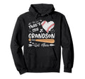 Thats My Grandson Out There Baseball Hoodie - Aesthetic Graphic for Adults - T-Shirt, Sweatshirt, Hoodie