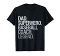 Dad Superhero Baseball Coach Sweatshirt - Casual Everyday Wear for Adults - T-Shirt, Sweatshirt, Hoodie