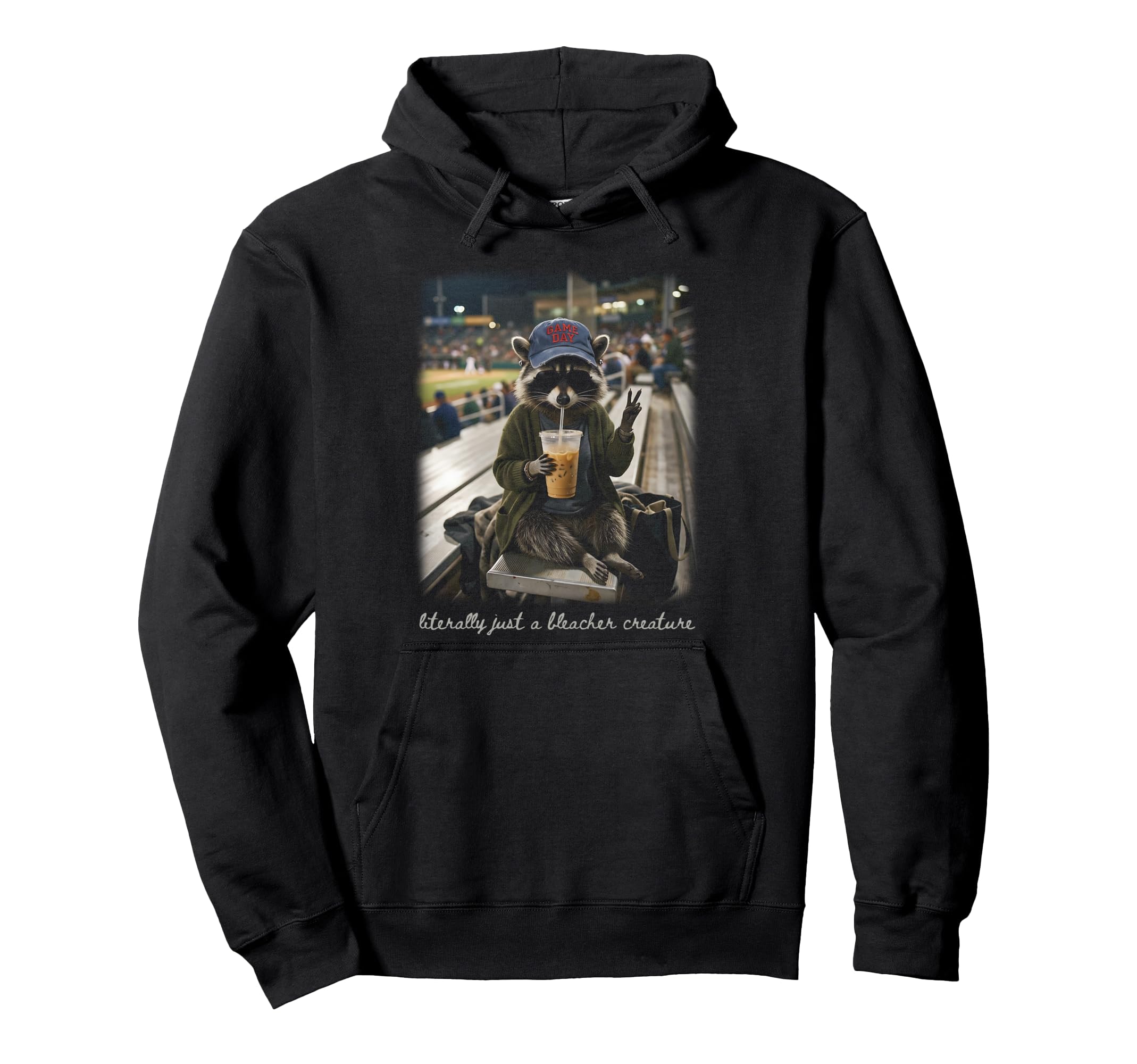 Literally Just Bleacher Creature Hoodie - Aesthetic Graphic Men Women - T-Shirt, Sweatshirt, Hoodie