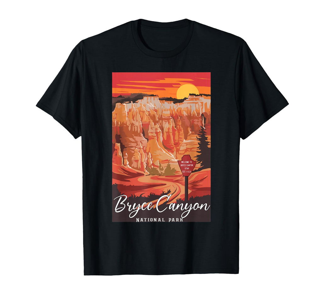 Bryce Canyon Us State Utah Camping T-Shirt - Aesthetic Graphic for Adults - T-Shirt, Sweatshirt, Hoodie