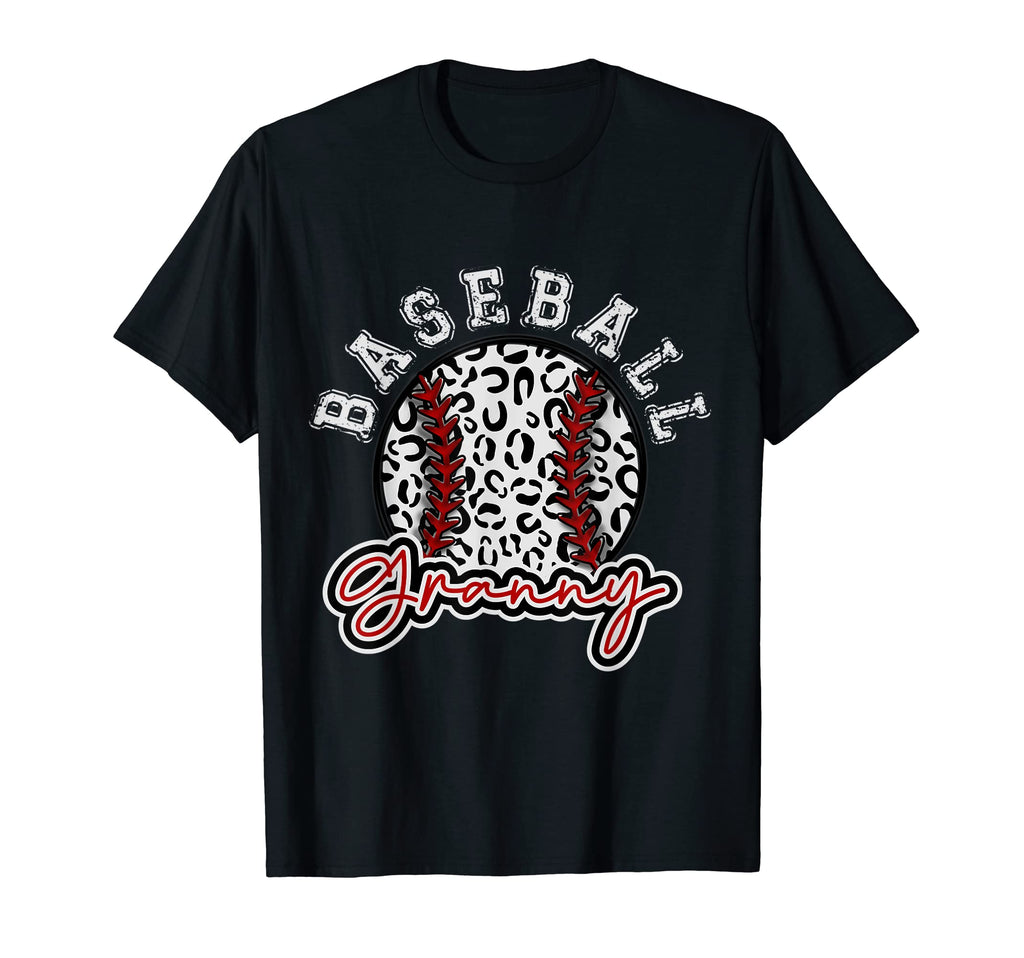 Leopard Cheetah Baseball Granny Womens T-Shirt - Graphic Print Men Women - T-Shirt, Sweatshirt, Hoodie