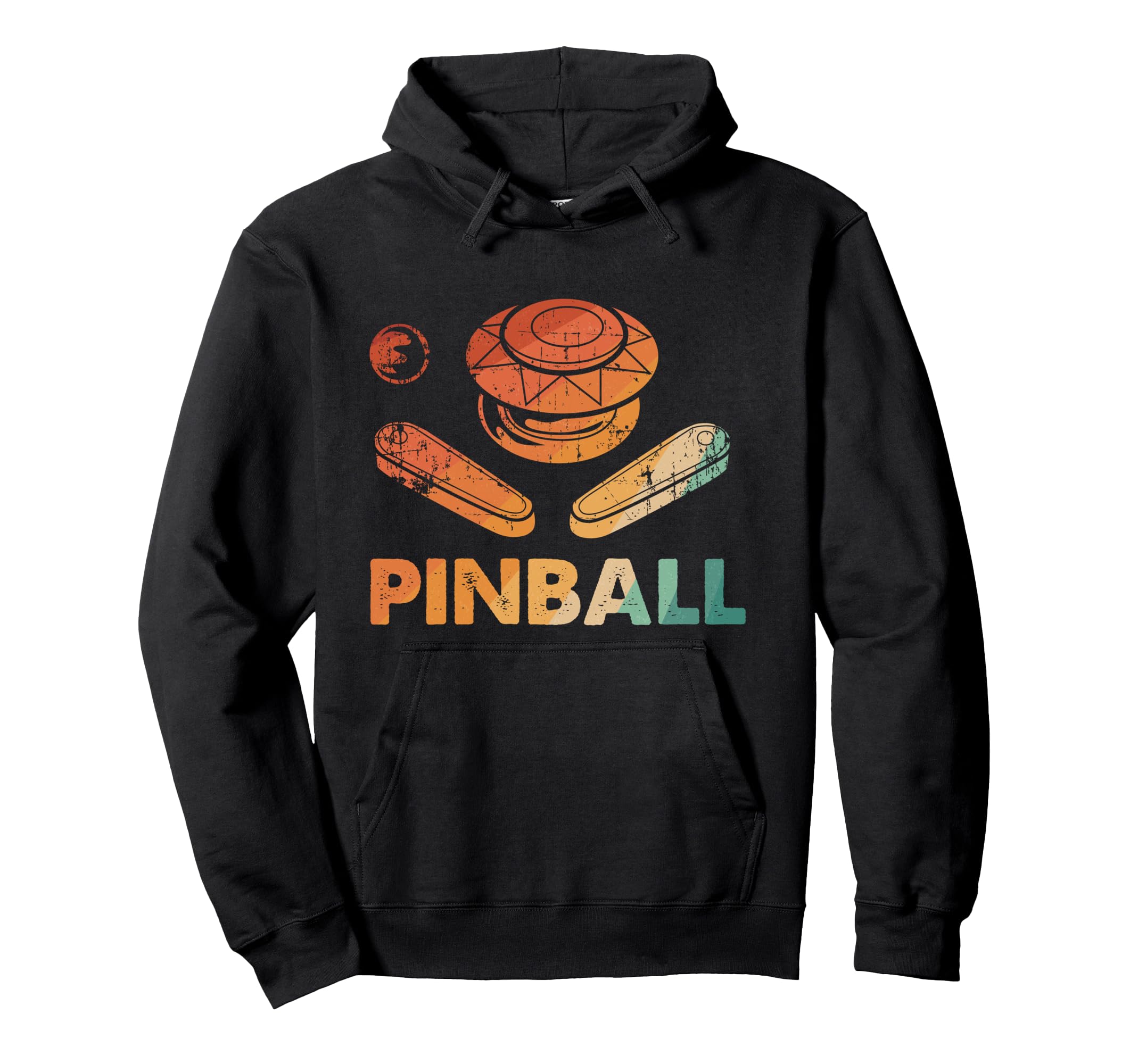 Pinball Funny Pinballer Machine Hoodie - Fun Novelty Design Men Women - T-Shirt, Sweatshirt, Hoodie