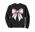 Baseball Coquette Bow Game Sweatshirt - Casual Everyday Wear for Adults - T-Shirt, Sweatshirt, Hoodie