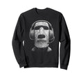 Funny Gamer Y2K Easter Island Moai Sweatshirt - Unique Graphic for Adults - T-Shirt, Sweatshirt, Hoodie