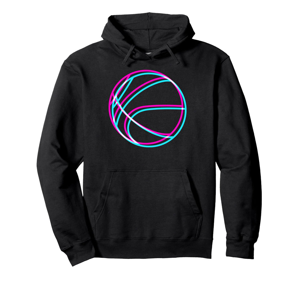 Aesthetic Basketball Vaporwave Art Soft Hoodie - Unique Graphic for Adults - T-Shirt, Sweatshirt, Hoodie