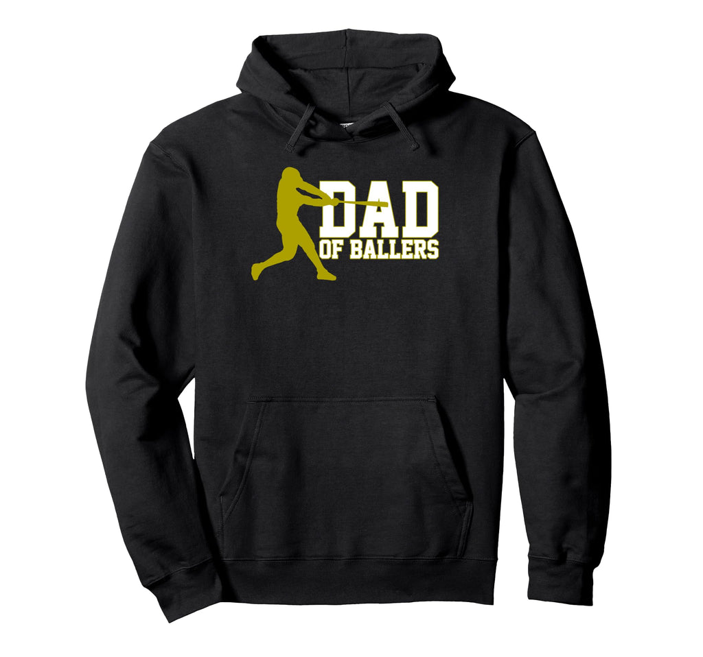 Baseball Dad Ballers Hoodie - Novelty Apparel Men Women - T-Shirt, Sweatshirt, Hoodie
