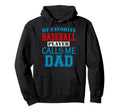 Funny Supportive Dad Baseball Player Hoodie - Fun Novelty Design Unisex - T-Shirt, Sweatshirt, Hoodie