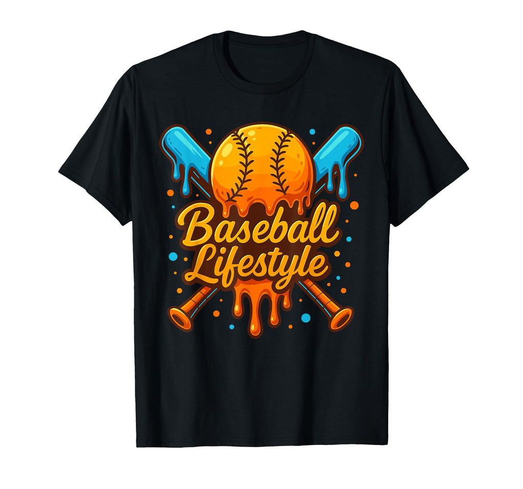 Baseball Drip Outfit Ice Cream Drip T-Shirt - Novelty Apparel for Adults - T-Shirt, Sweatshirt, Hoodie