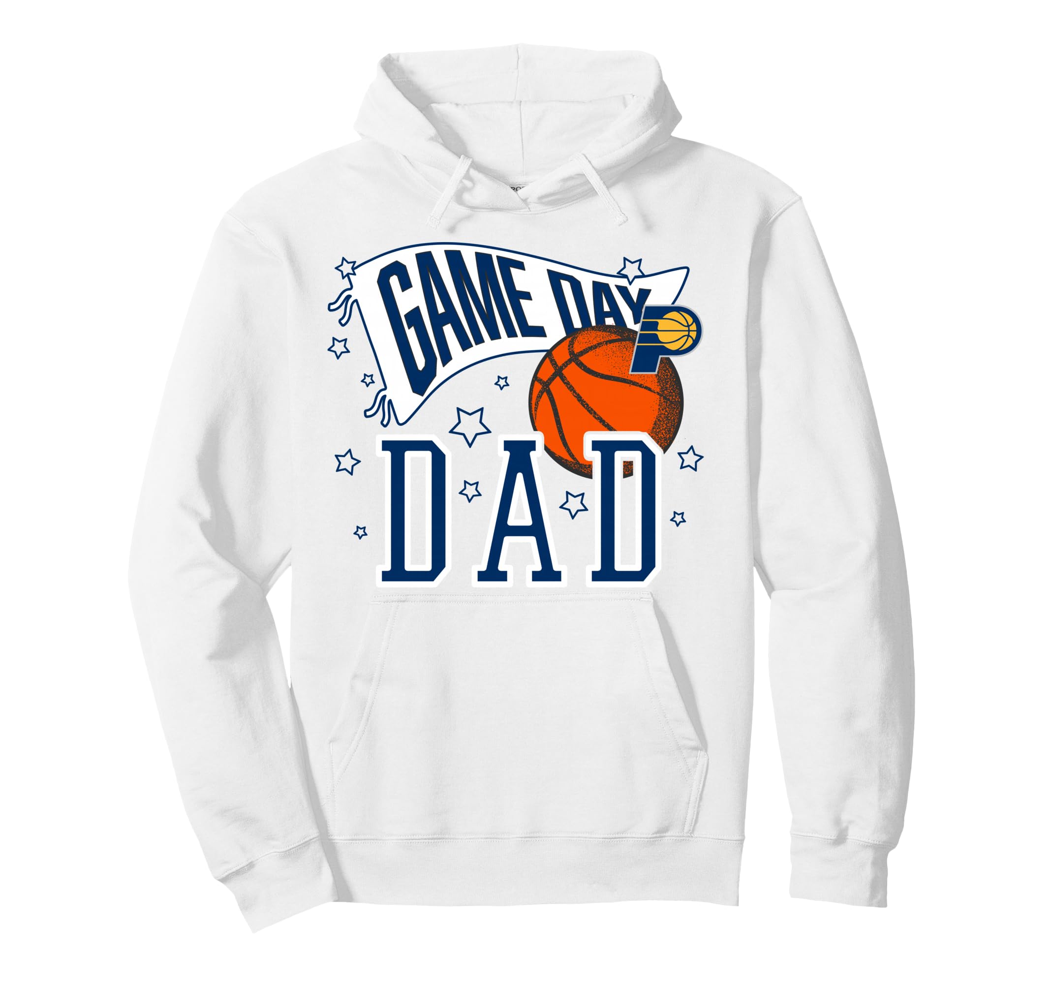 Nba Indiana Pacers Fathers Day Pennant Hoodie - Novelty Apparel Unisex - T-Shirt, Sweatshirt, Hoodie