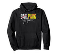 Ballpark Mama Softball Baseball Mom Hoodie - Trendy Graphic for Adults - T-Shirt, Sweatshirt, Hoodie
