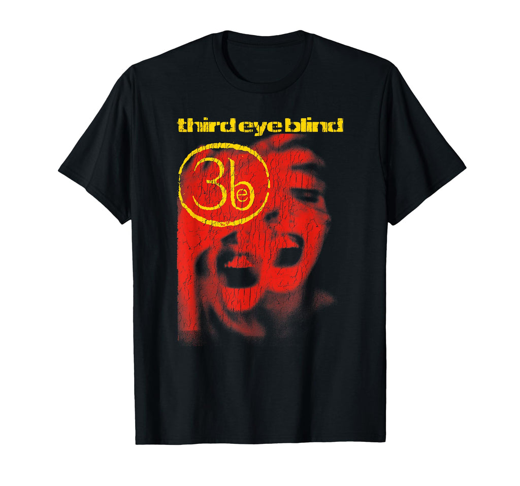 Third Eye Blind Self Titled Crackle T-Shirt - Novelty Apparel for Adults - T-Shirt, Sweatshirt, Hoodie