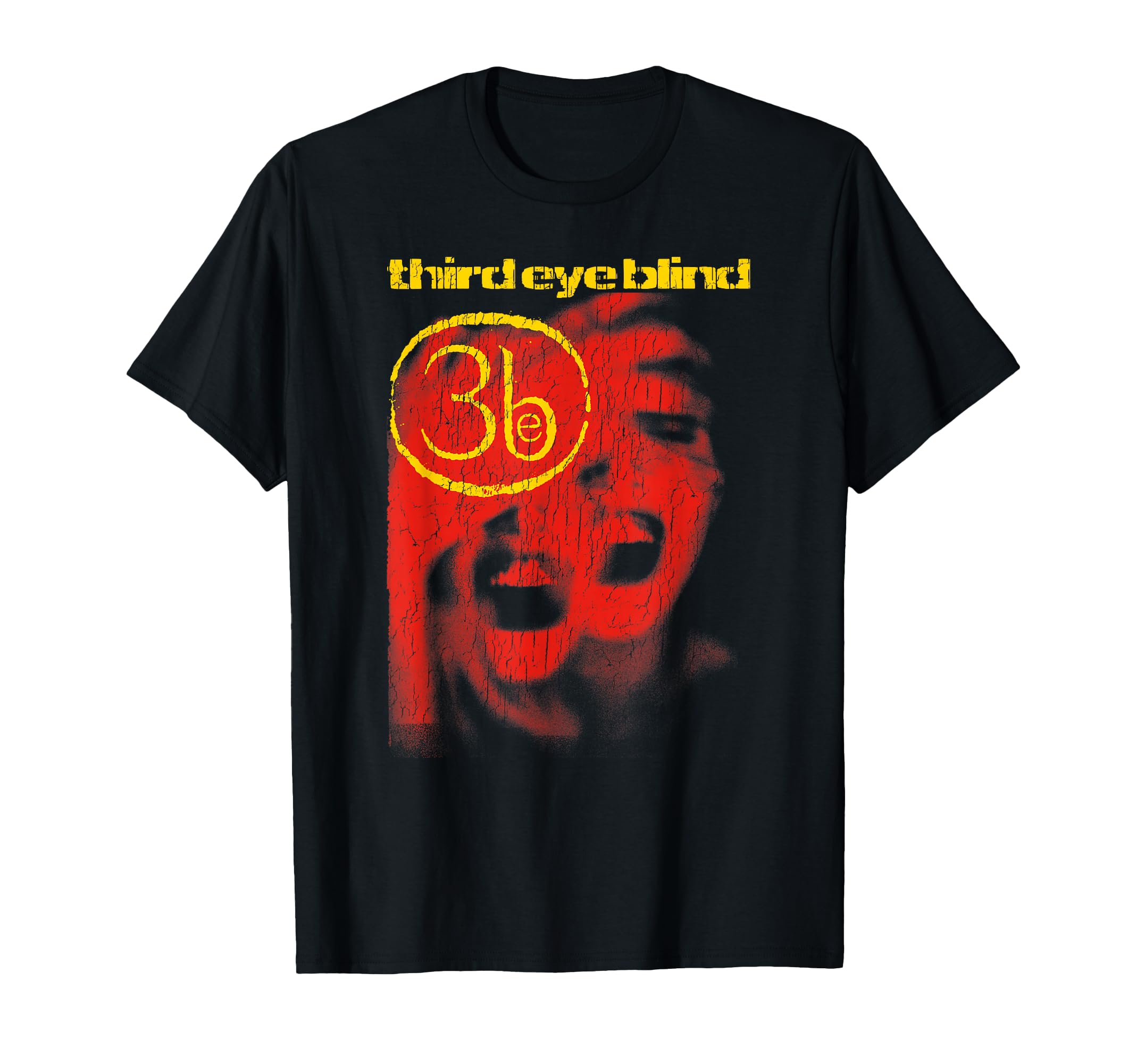 Third Eye Blind Self Titled Crackle T-Shirt - Novelty Apparel for Adults - T-Shirt, Sweatshirt, Hoodie