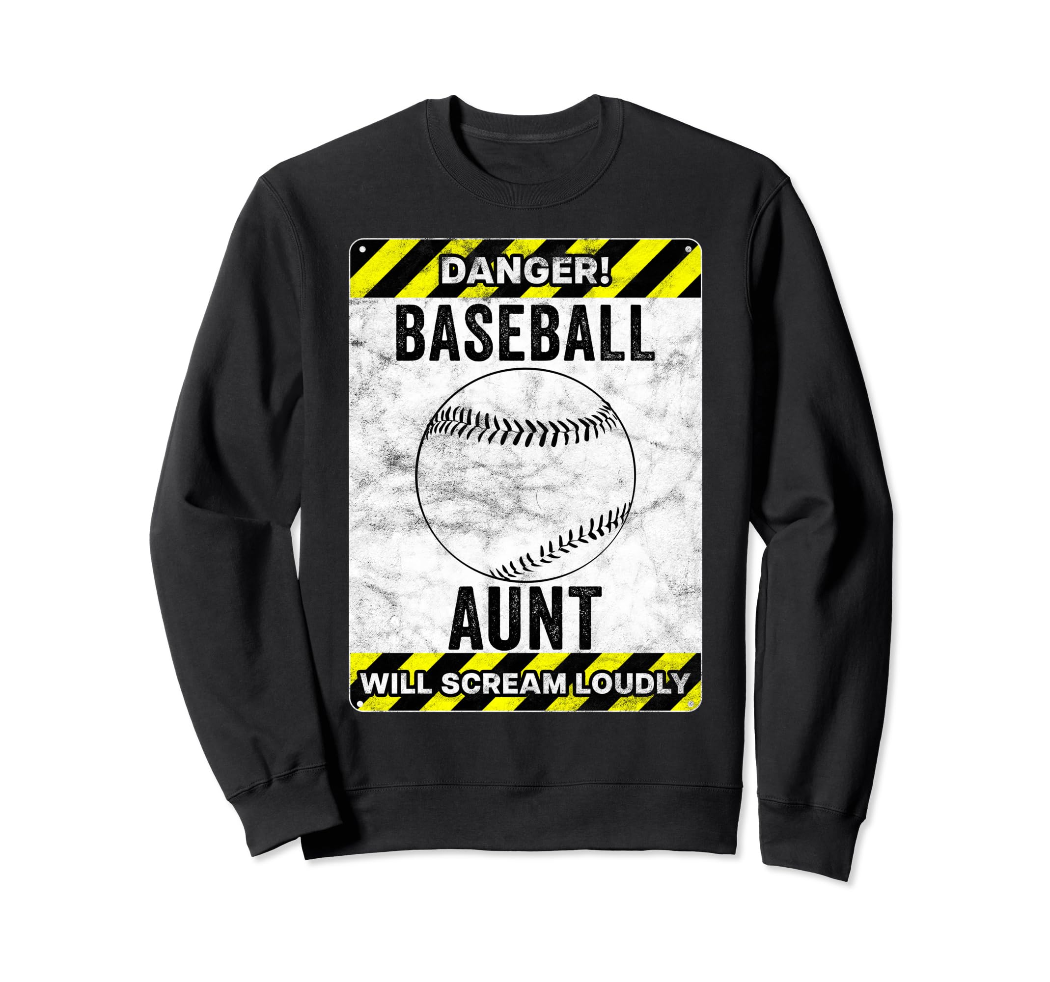 Funny Baseball Aunt Sign Baseball Sweatshirt - Aesthetic Graphic Men Women - T-Shirt, Sweatshirt, Hoodie