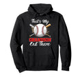 Thats My Grandson Out There Baseball Hoodie - Minimalist Print for Adults - T-Shirt, Sweatshirt, Hoodie