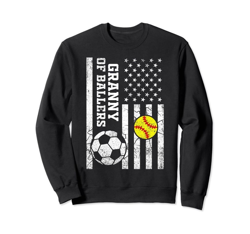 Granny Ballers Baseball Sweatshirt - Casual Everyday Wear for Adults - T-Shirt, Sweatshirt, Hoodie