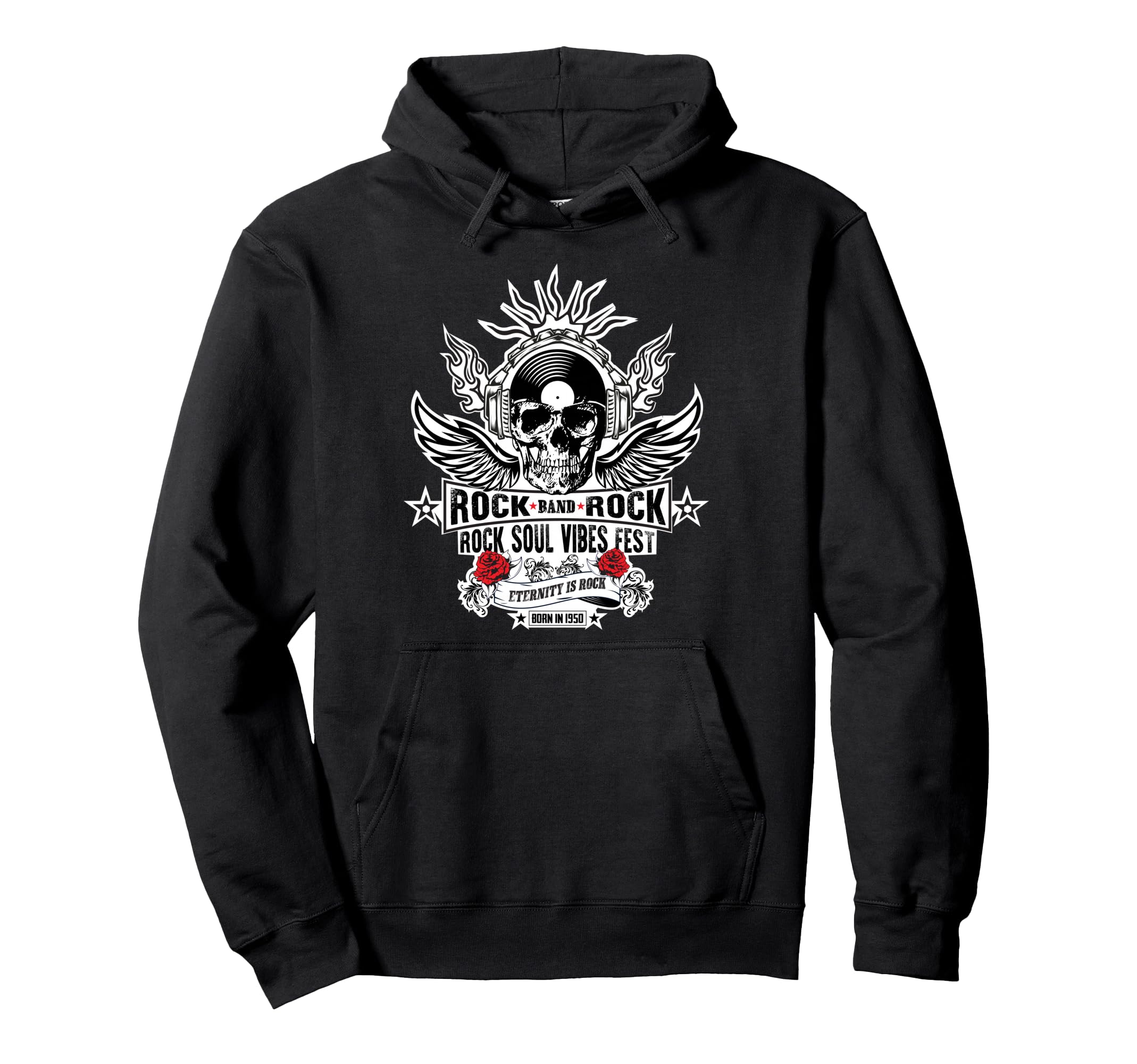 Rock Band Vibes Bold Music Lovers Hoodie - Graphic Print Unisex - T-Shirt, Sweatshirt, Hoodie