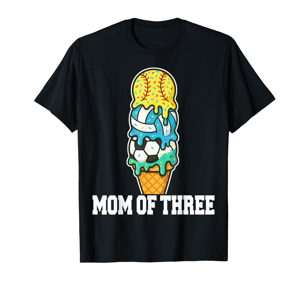 Softball Soccer Volleyball Mom Ice T-Shirt - Trendy Graphic Men Women - T-Shirt, Sweatshirt, Hoodie