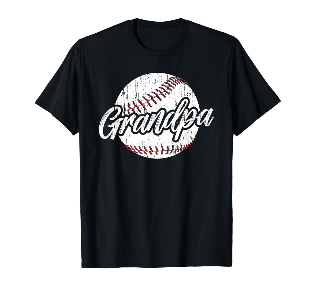 Grandpa Baseball Player Grandfather T-Shirt - Custom Art Print for Adults - T-Shirt, Sweatshirt, Hoodie