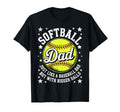 Softball Dad Like Baseball But Bigger T-Shirt - Graphic Print Men Women - T-Shirt, Sweatshirt, Hoodie