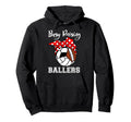 Busy Raising Ballers Funny Soccer Hoodie - Fun Novelty Design for Adults - T-Shirt, Sweatshirt, Hoodie