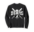 Bears Baseball Back To School Sweatshirt - Minimalist Print for Adults - T-Shirt, Sweatshirt, Hoodie