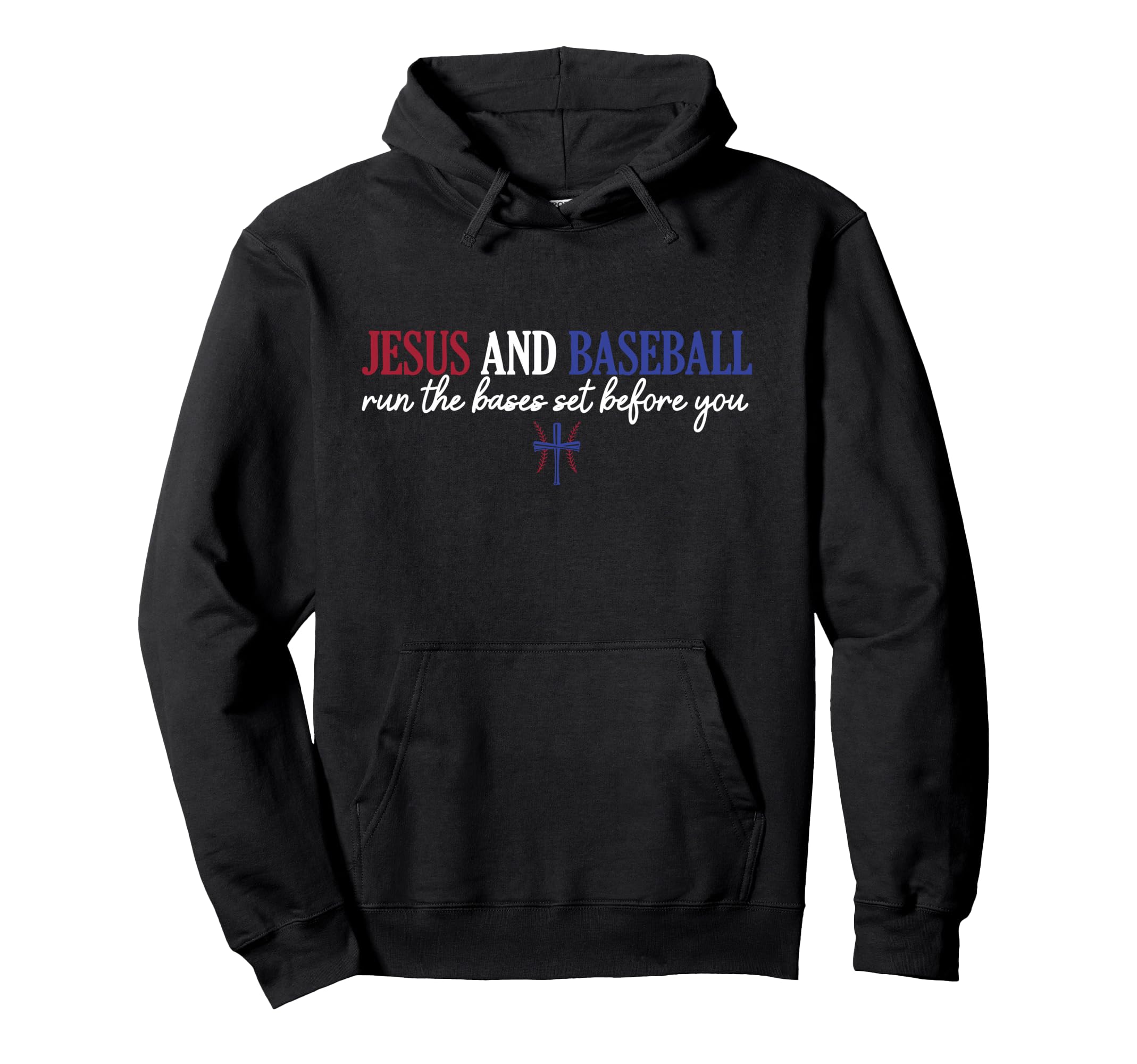 Jesus And Baseball Run Bases Set Hoodie - Custom Art Print for Adults - T-Shirt, Sweatshirt, Hoodie