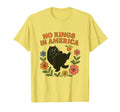 No Kings America We People Boho Floral T-Shirt - Fun Novelty Design Unisex - T-Shirt, Sweatshirt, Hoodie