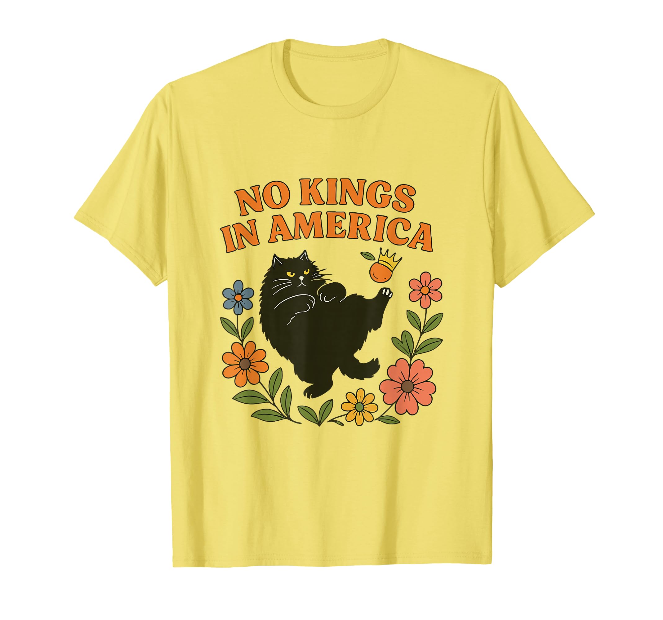 No Kings America We People Boho Floral T-Shirt - Fun Novelty Design Unisex - T-Shirt, Sweatshirt, Hoodie