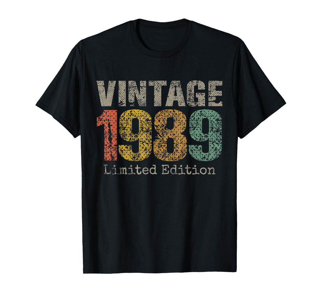 1989 Text 37Th Birthday Gift 37 Year Old T-Shirt - Graphic Print Men Women - T-Shirt, Sweatshirt, Hoodie