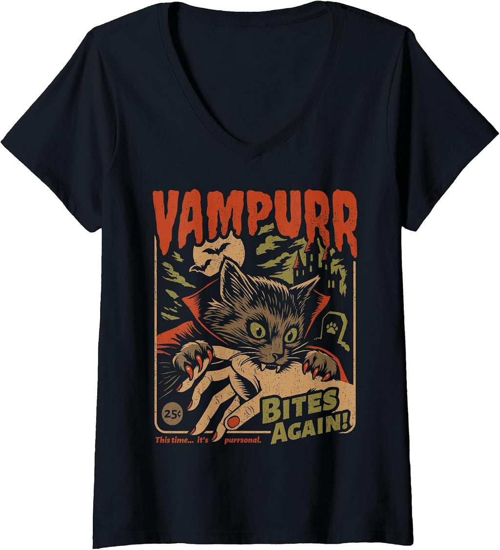 Vampurr Cat Lover Merch Co. - Adult & Kids T-Shirts, Sweatshirts & Hoodies apparel design preview 1