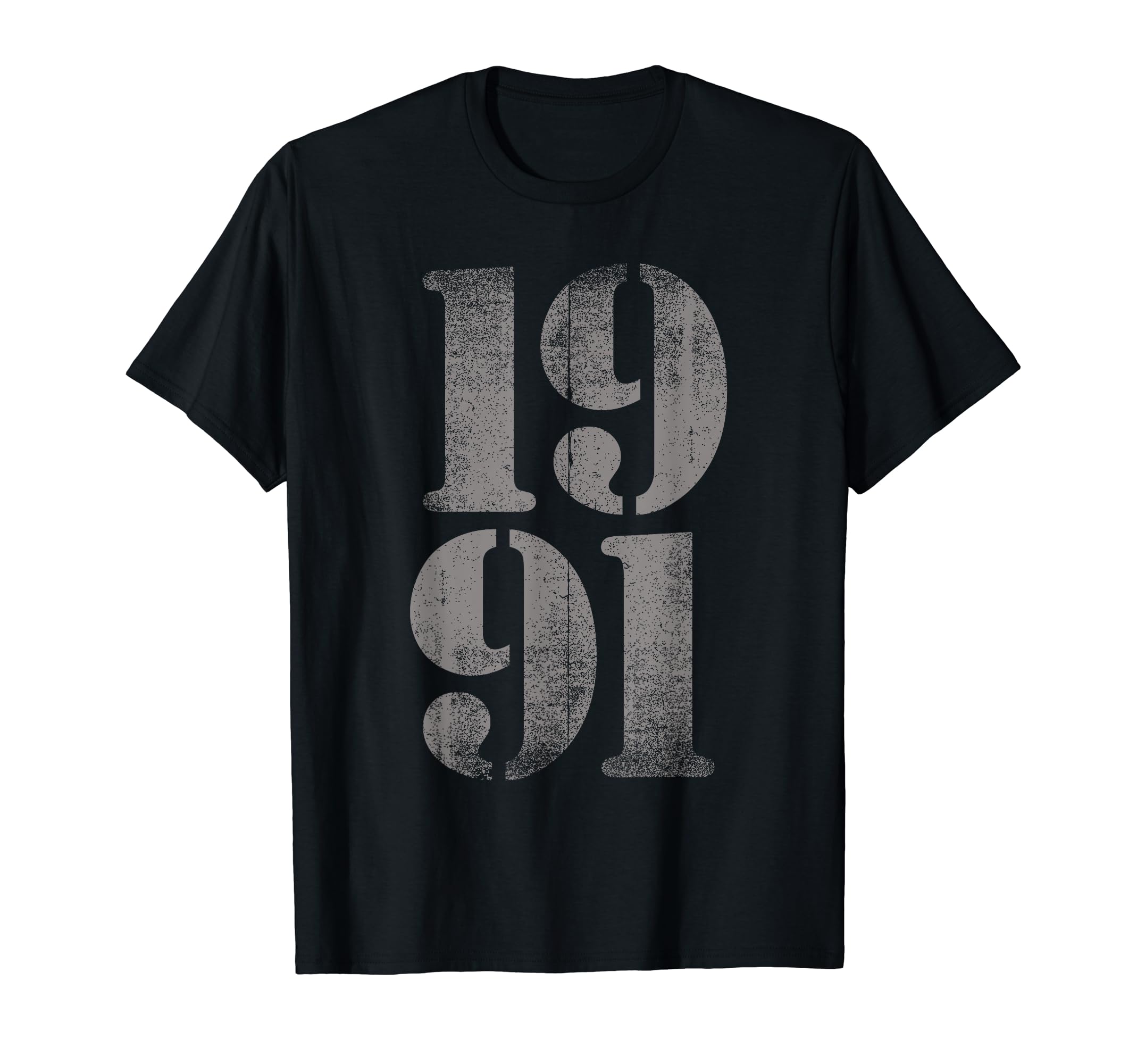 1991 Birth Year Distressed Birthday T-Shirt - Aesthetic Graphic for Adults - T-Shirt, Sweatshirt, Hoodie