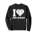 I Heart Baseball Stitch Josh Sweatshirt - Aesthetic Graphic for Adults - T-Shirt, Sweatshirt, Hoodie