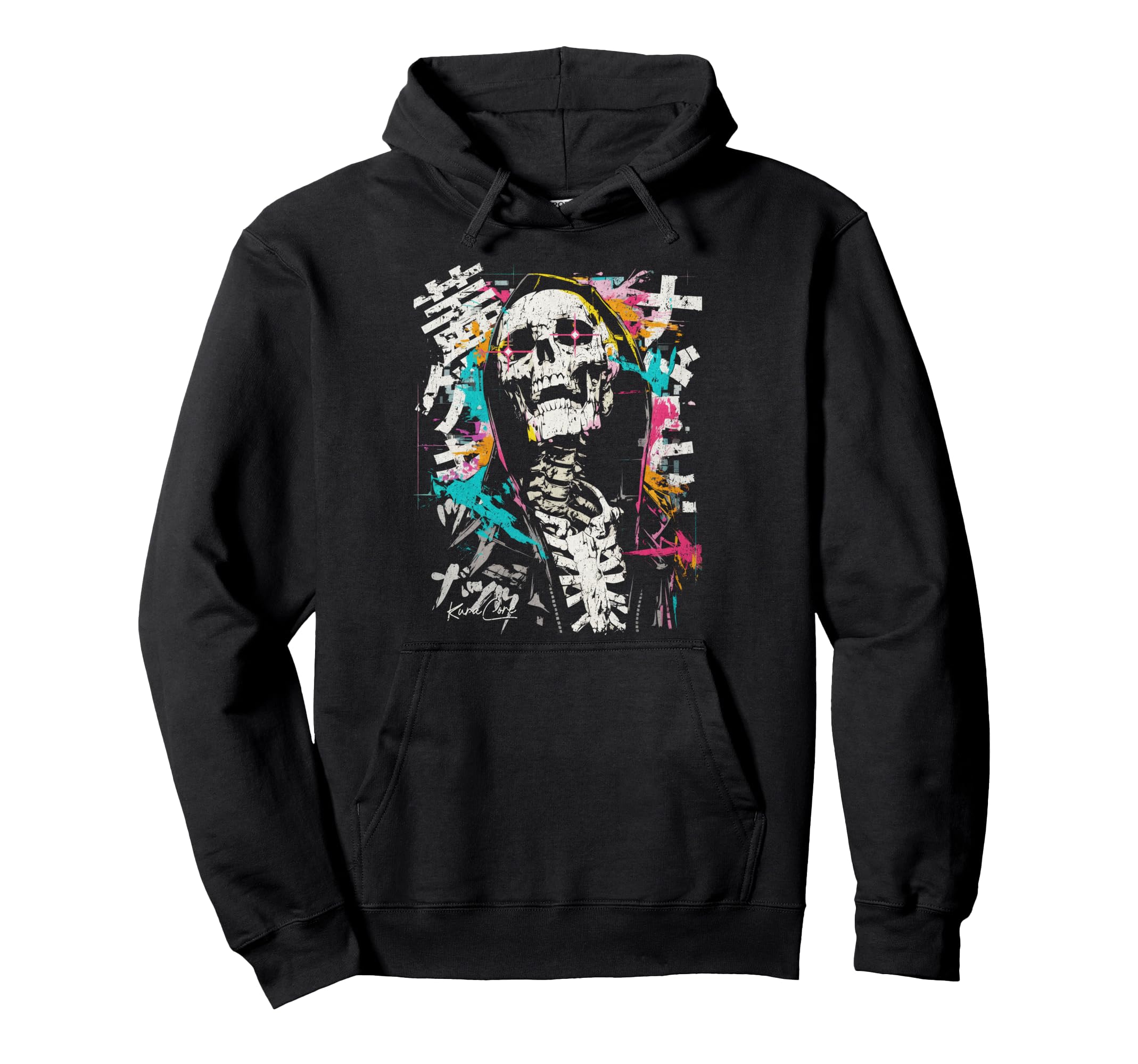 Japanese Streetwear Cyberpunk Y2K Hoodie - Casual Everyday Wear for Adults - T-Shirt, Sweatshirt, Hoodie