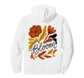 Bloom Boho Wildflower Botanical Hoodie - Custom Art Print Men Women - T-Shirt, Sweatshirt, Hoodie