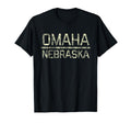 Omaha Nebraska Distressed T-Shirt - Graphic Print for Adults - T-Shirt, Sweatshirt, Hoodie