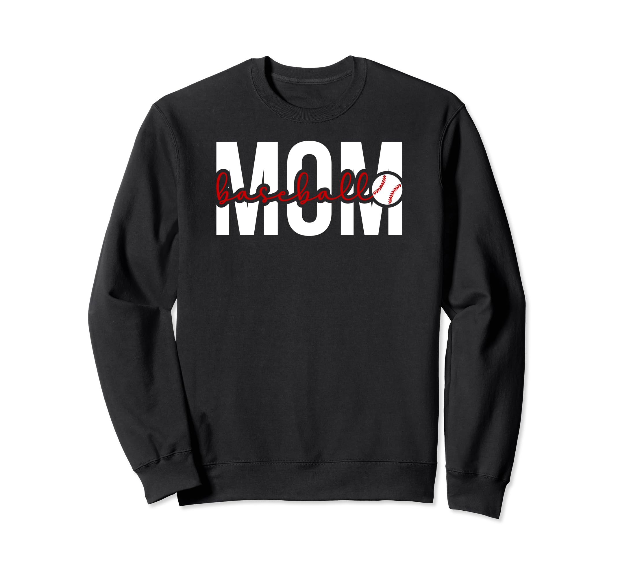 Baseball Mom Proud Mother Sweatshirt - Aesthetic Graphic Men Women - T-Shirt, Sweatshirt, Hoodie