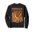 Cougar Mountain Lion 90S Sweatshirt - Fun Novelty Design for Adults - T-Shirt, Sweatshirt, Hoodie
